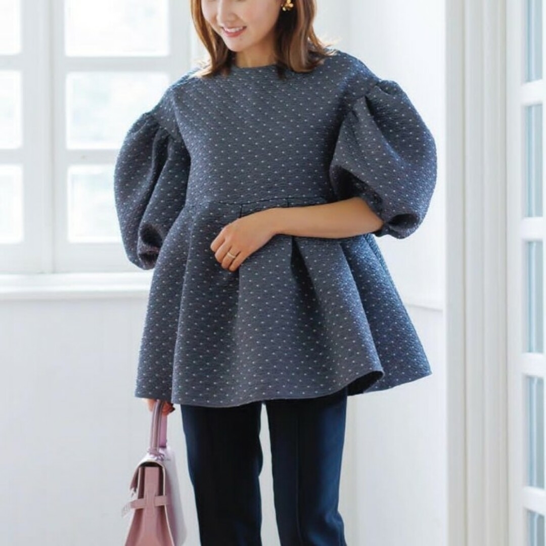 購入廉価 (専用)bluelea ジャガードブラウス | komasutra.si