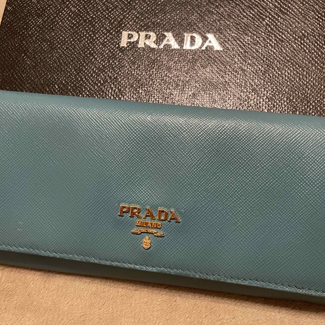 PRADA 長財布 サフィアーノレザー | フリマアプリ ラクマ