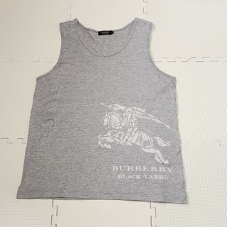 バーバリーブラックレーベル(BURBERRY BLACK LABEL)のバーバリー ロゴプリント タンクトップ(タンクトップ)