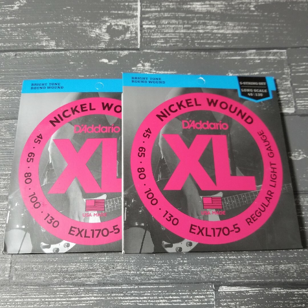 新品　D'Addario ダダリオ ベース弦 ニッケル EXL170-5 楽器のベース(弦)の商品写真