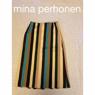 ミナペルホネン(mina perhonen)のミナペルホネン(ひざ丈スカート)