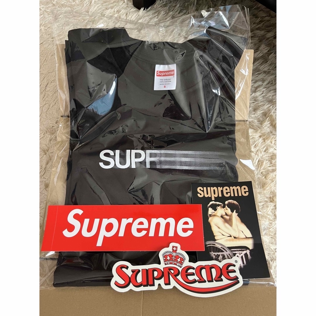 Supreme motion logo tee S 黒