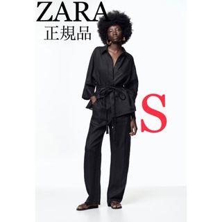 ZARA - 未使用 ZARA レッドワイドパンツ Mサイズの通販 by siros shop