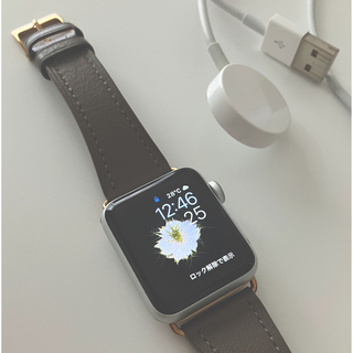 アップルウォッチ(Apple Watch)の【アップルウォッチ】シリーズ3 38mm GPS(腕時計)