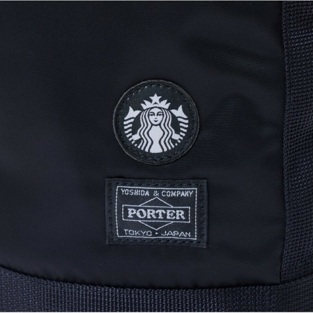 PORTER - STARBUCKS x PORTERコーヒービーンシェイプ ドラムバッグLサ