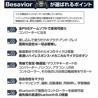 PS5リモートプレイ不要！Besavior取付済 DualSense カモフラの