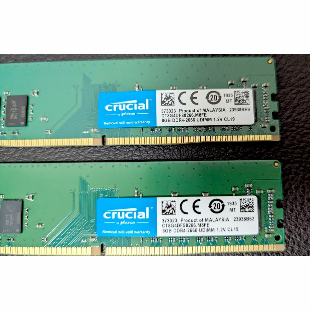 Crucial製 PCメモリ DDR4 8GB×4枚 32GB 2