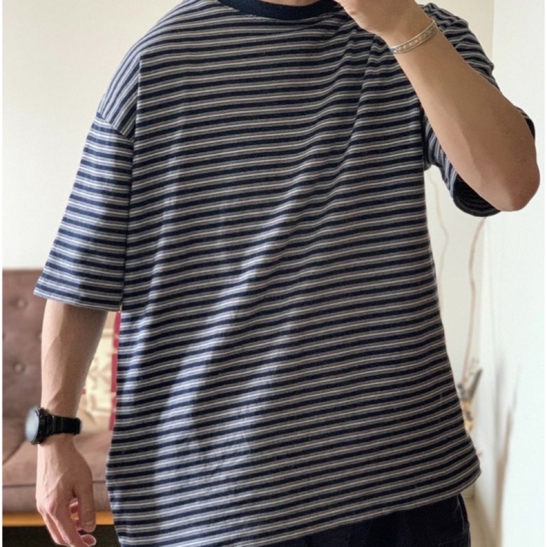 steven alan(スティーブンアラン)のstevenalan ボーダーTシャツ メンズのトップス(Tシャツ/カットソー(半袖/袖なし))の商品写真