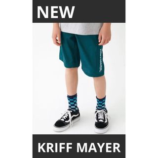 クリフメイヤー(KRIFF MAYER)の1780 新品　KRIFFMAYER さらさらエアー　ハーフパンツ　グリーン(パンツ/スパッツ)