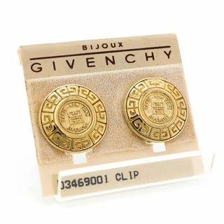 ジバンシィ(GIVENCHY)の《希少》GIVENCHY イヤリング ゴールド 4Gロゴ クリップ式(イヤリング)