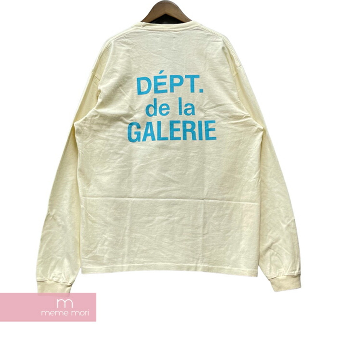 GALLERY DEPT. 2023SS Dept De La Galerie L/S Pocket Tee ギャラリーデプト デプトデラギャラリーロングスリーブポケットTシャツ 長袖カットソー ロンT ロゴプリント クリーム サイズXXL【230623】【新古品】【me04】