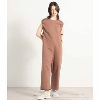 BACCA - BACCA コットンピケ ジップアップコンビネゾン オールインワン