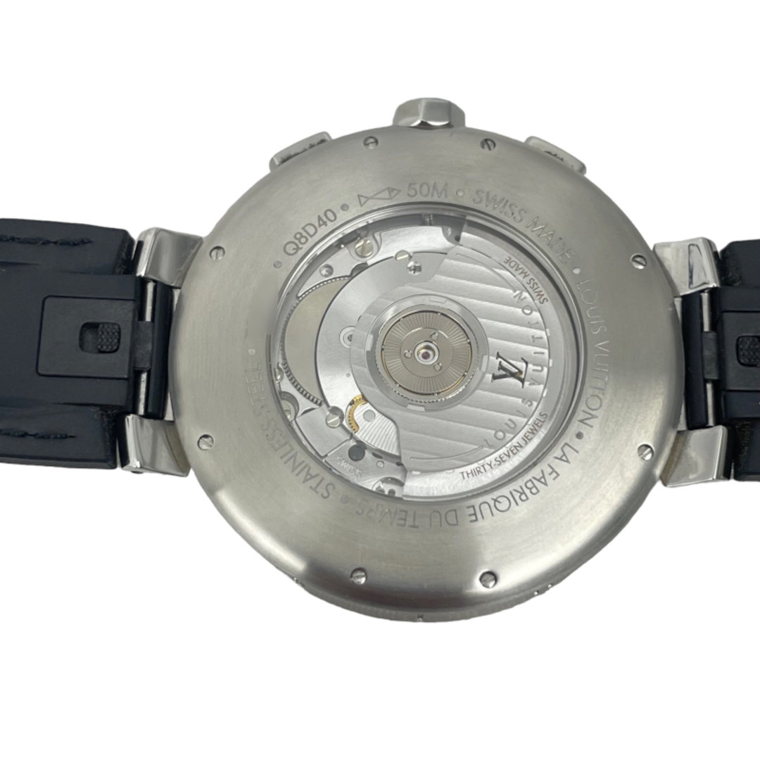 LOUIS VUITTON(ルイヴィトン)のルイ・ヴィトン LOUIS VUITTON タンブール ムーン クロノグラフ Q8D40 SS 自動巻き メンズ 腕時計 メンズの時計(その他)の商品写真