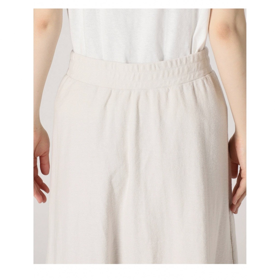 L'Appartement DEUXIEME CLASSE(アパルトモンドゥーズィエムクラス)の【GREY CHORD/グレイコード】Maxi Skirtナチュラル ホワイト1 レディースのスカート(ロングスカート)の商品写真