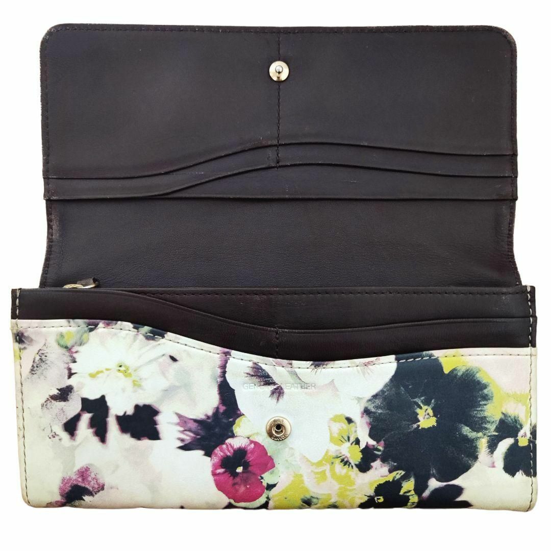Paul Smith - Paul Smith ポールスミス 二つ折り長財布 総柄 花 Paul Smith - Paul Smith ポールスミス 二つ折り長財布 総柄 花
