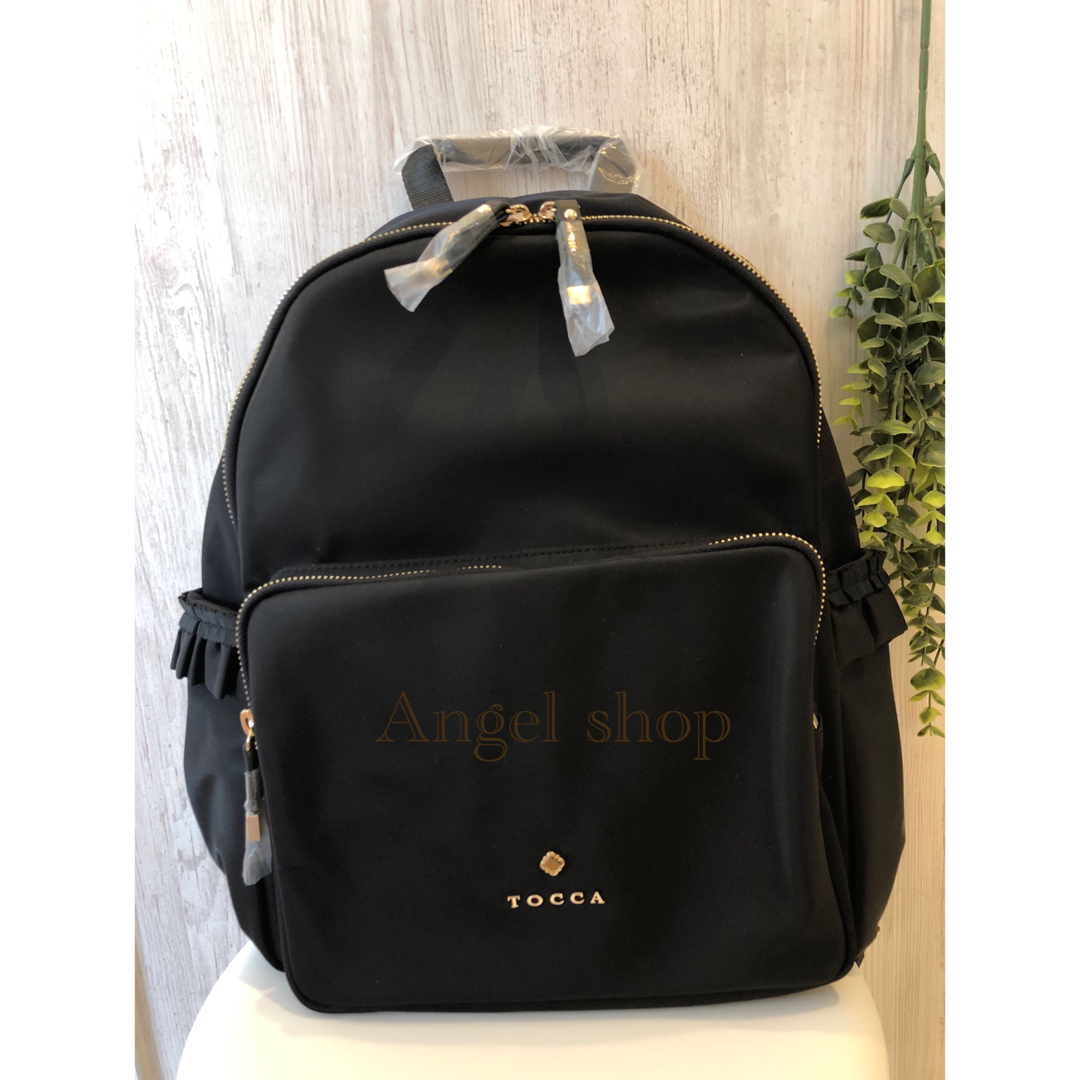 TOCCA - トッカ リュック TOCCA ブラック フリル サイドフリル 新品未