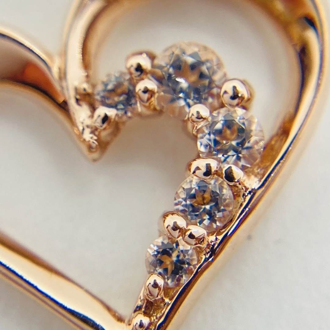 STAR JEWELRY - 美品 スタージュエリー K10ローズピンク ハート