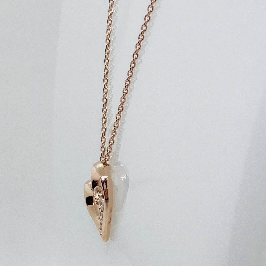 STAR JEWELRY - 美品 スタージュエリー K10ローズピンク ハート