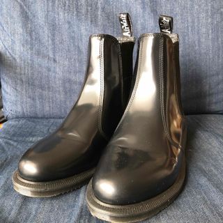 ドクターマーチン(Dr.Martens)のあんぱんまん様  Dr.Martens サイドゴアブーツ レディース　箱あり(ブーツ)