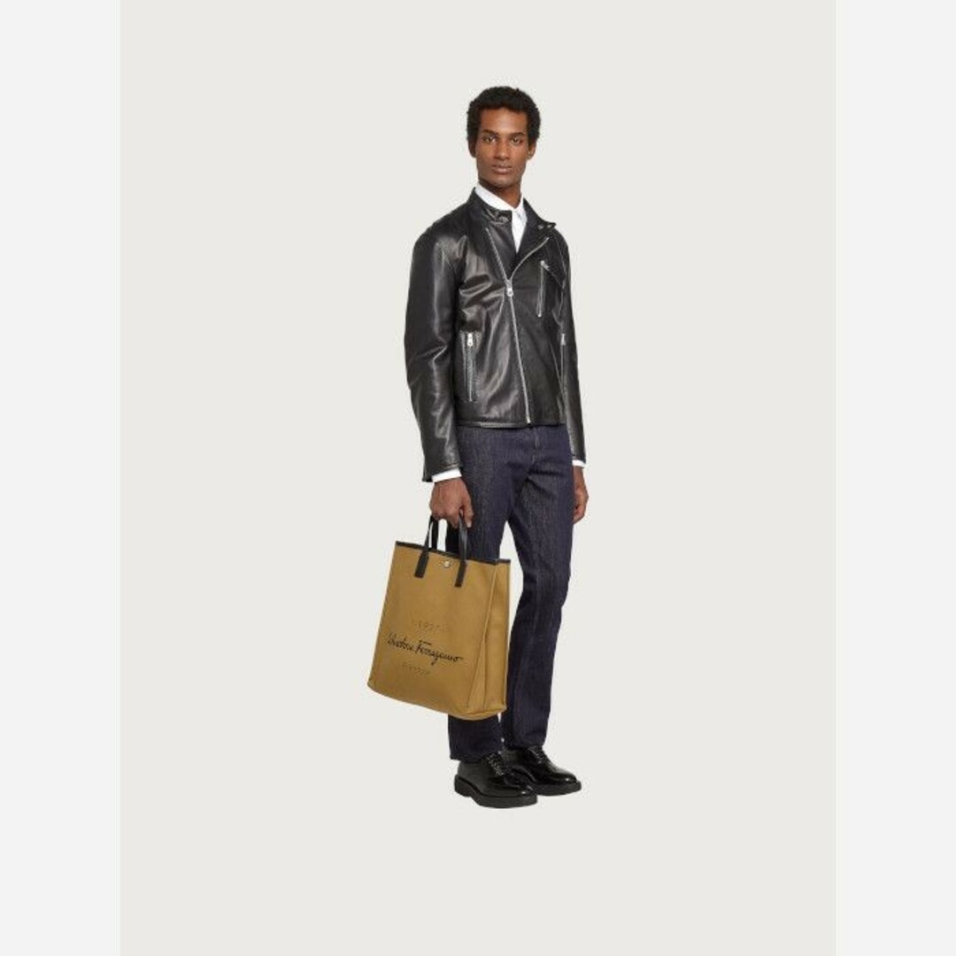 サルヴァトーレフェラガモ 1927キャンバスロゴトートバッグFerragamo