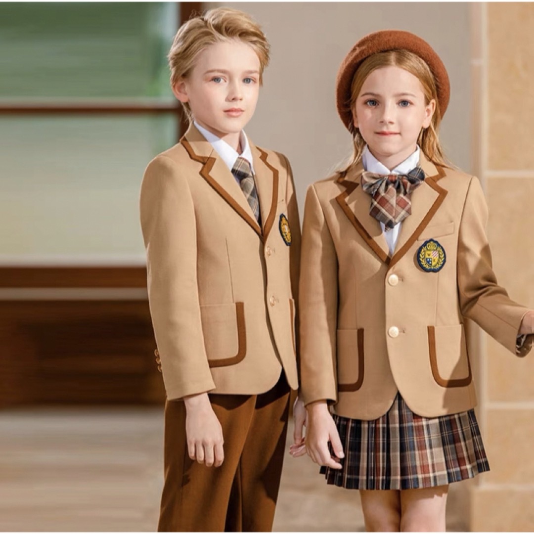 リバーシブルタイプ ♡ フォーマル 5点セット ブラウン ♡ 140 制服