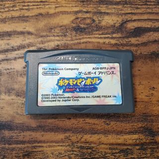 ゲームボーイアドバンス(ゲームボーイアドバンス)の【GBA】ポケモンピンボール(携帯用ゲームソフト)