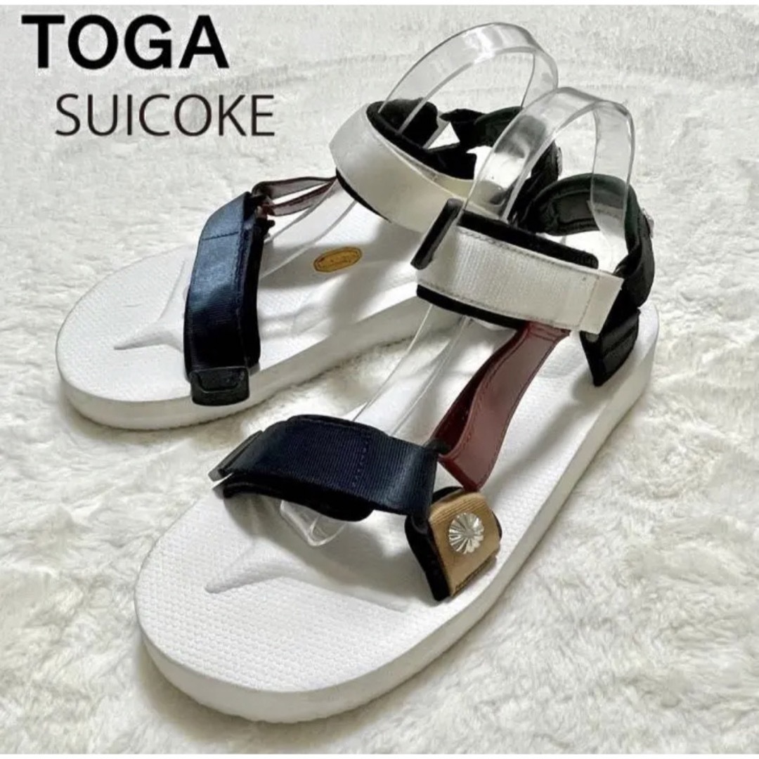 TOGA - TOGA × SUIKCOKE コラボ ストラップサンダル Vibramソールの