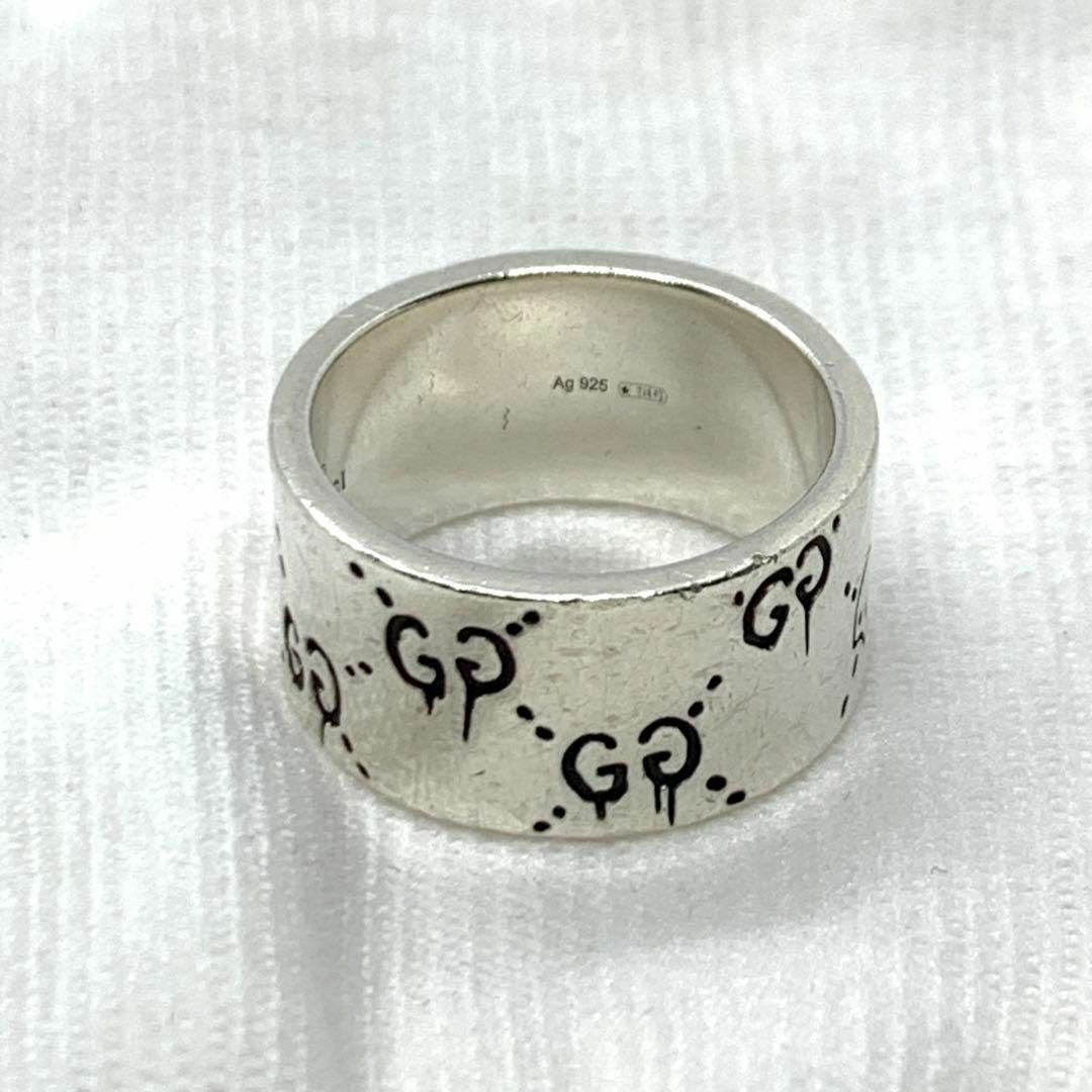 Gucci - GUCCI ゴースト 大きめワイド 21号 リング 指輪 #0681y110の