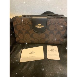 コーチ(COACH)の新品未使用　シグネチャーcoach折財布(財布)