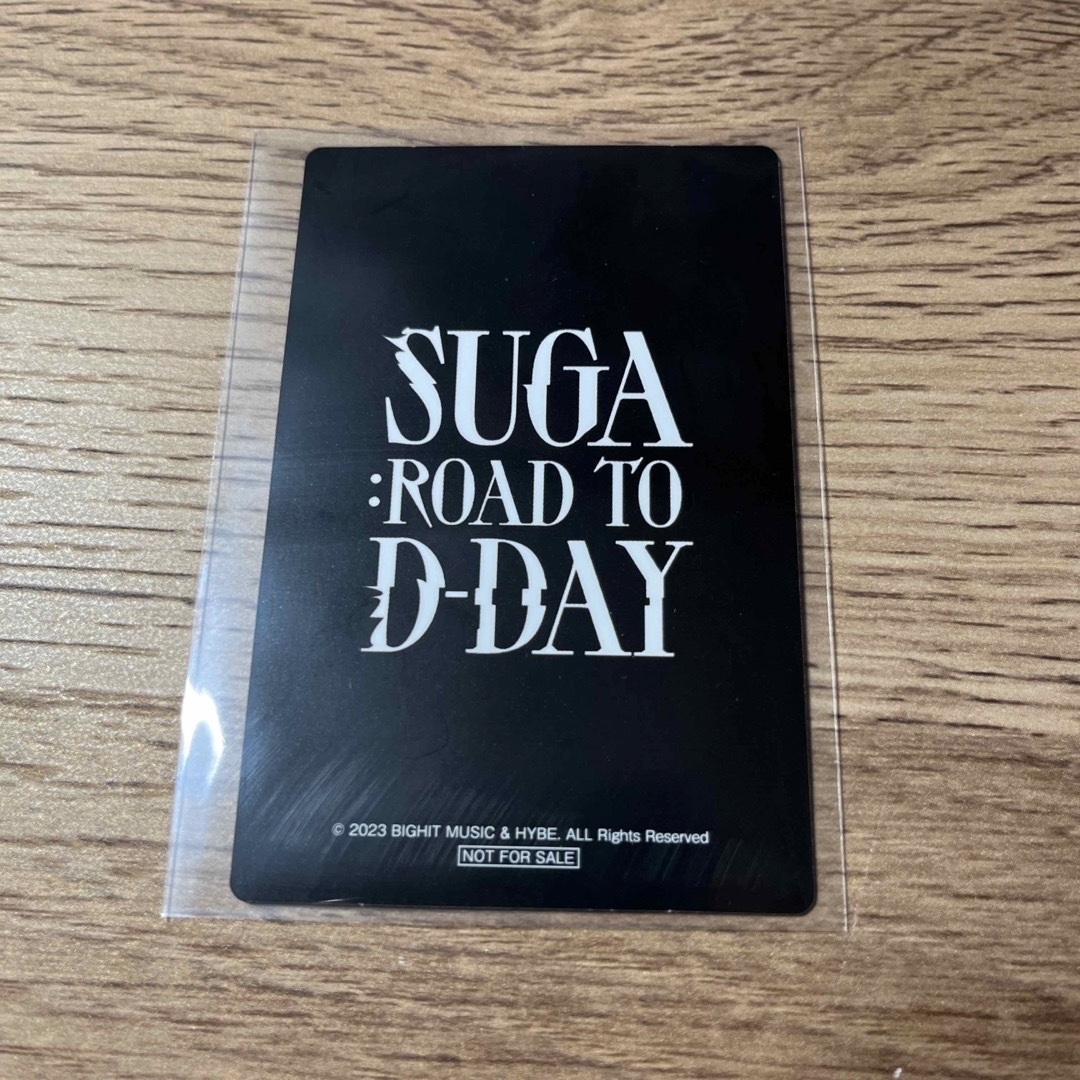 BTS SUGA  Road to D-DAY  映画特典 トレカ　日本限定 エンタメ/ホビーのCD(K-POP/アジア)の商品写真