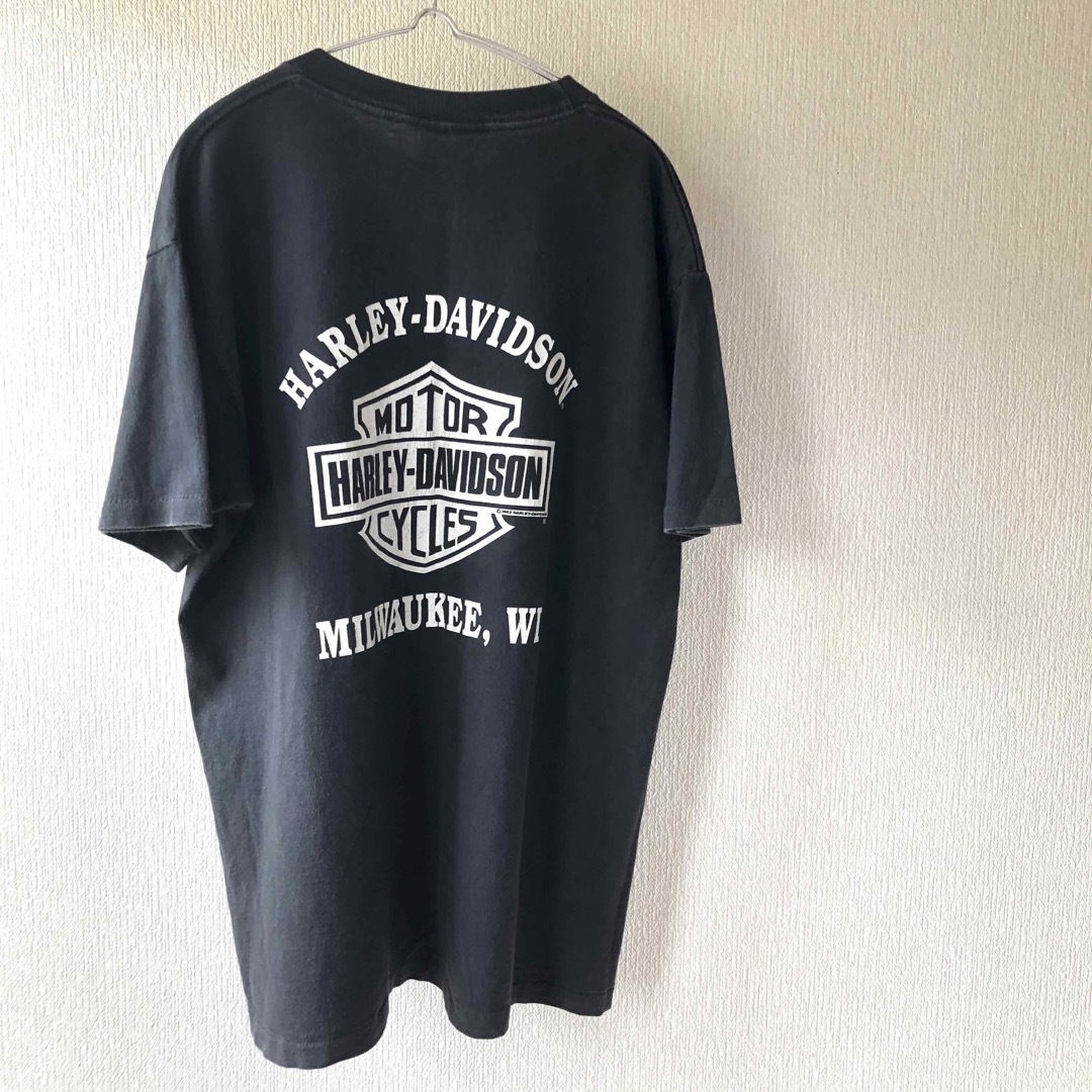 US◆ヴィンテージ ハーレーダビッドソン 半袖Tシャツ メンズL-XL程