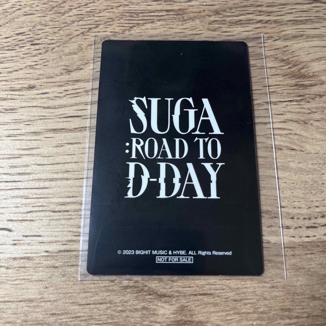 BTS SUGA  Road to D-DAY  映画特典 トレカ　日本限定 エンタメ/ホビーのCD(K-POP/アジア)の商品写真