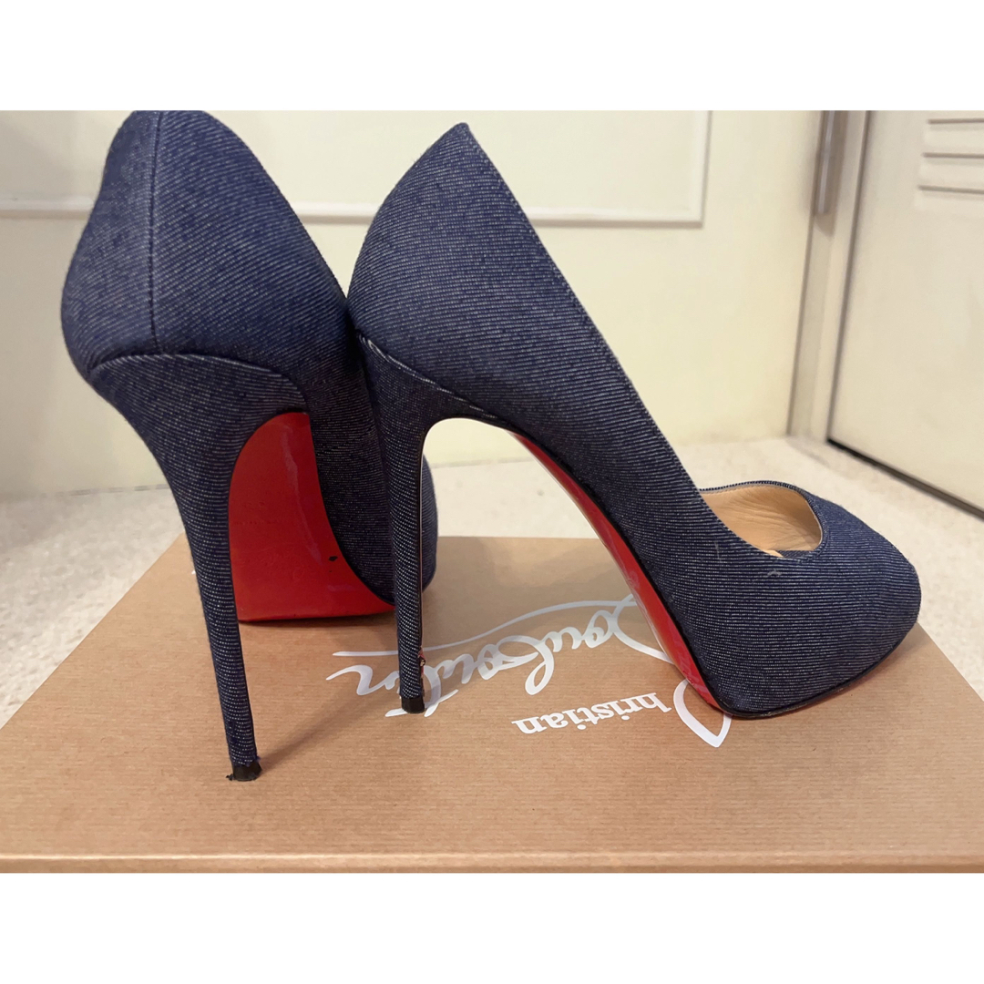 Christian Louboutin デニムパンプス