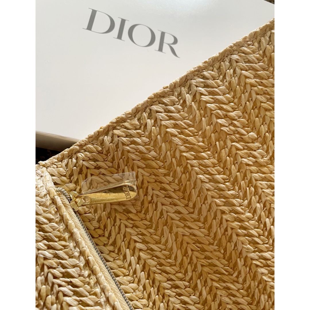 Dior ラタンベージュポーチ ノベルティ