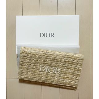 ディオール(Dior)のDior ラタンベージュポーチ ノベルティ(ポーチ)