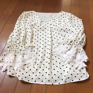 リランドチュール(Rirandture)の袖口レーストップス♡(カットソー(長袖/七分))