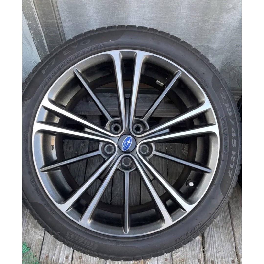 スバル brz zc6 純正ホイール タイヤ 215/45/R17