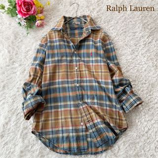 ラルフローレン(Ralph Lauren)のRalph Lauren ラルフローレン チェック 長袖 シャツ コットン 羽織(シャツ/ブラウス(長袖/七分))