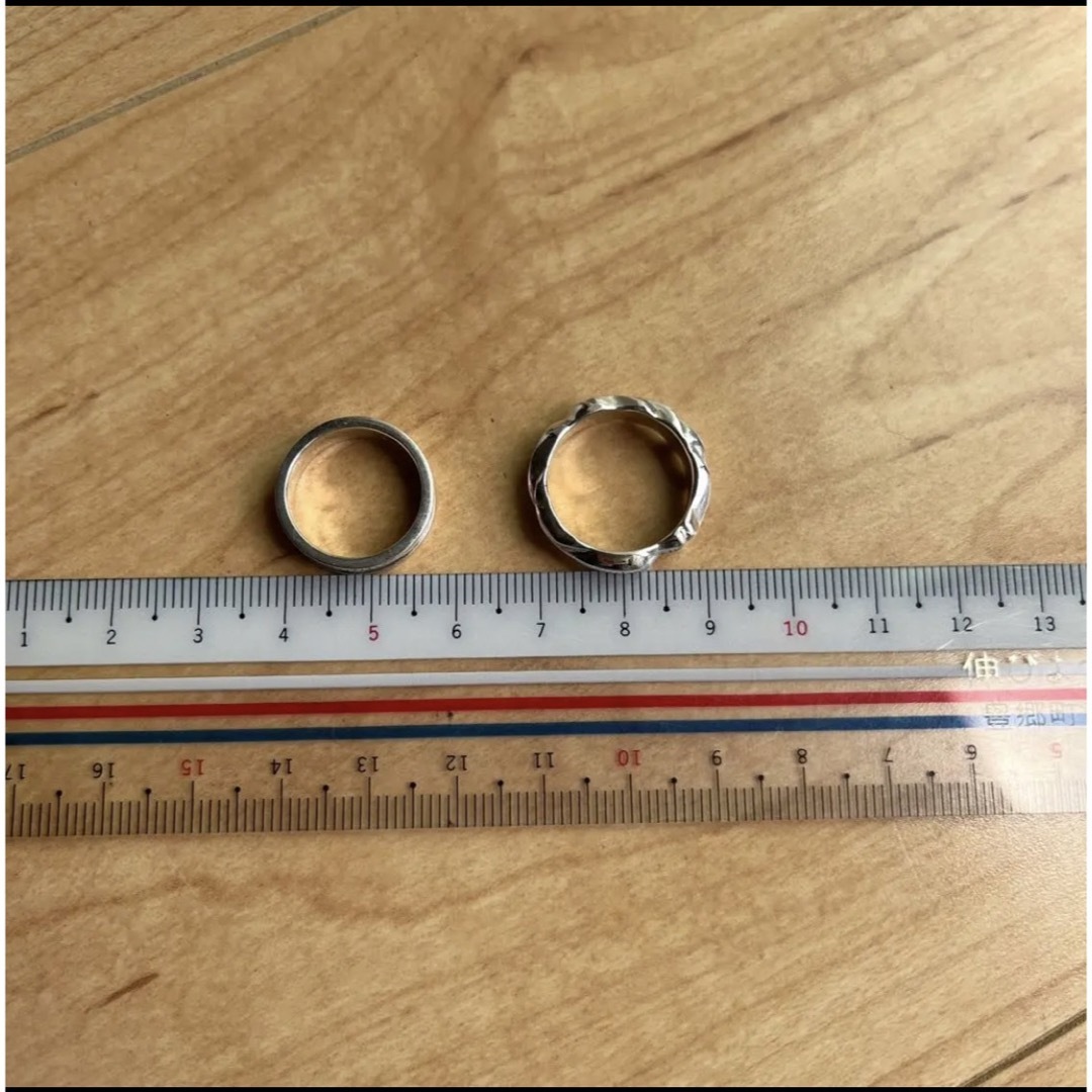 シルバーリング　2種SET  メンズ　レディース メンズのアクセサリー(リング(指輪))の商品写真