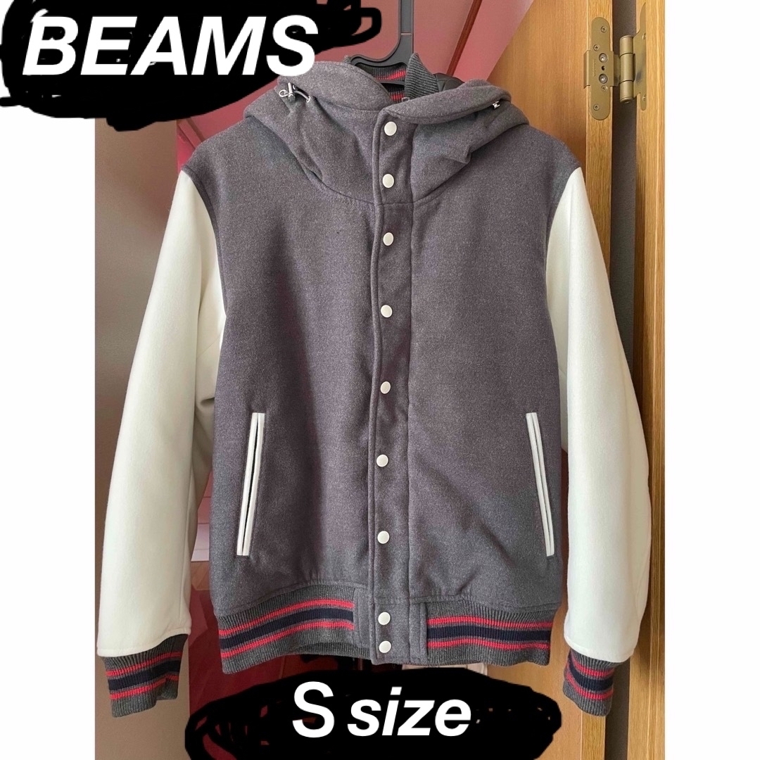 美品⭐️BEAMS  フリース フード スタジャン  Ｓサイズ