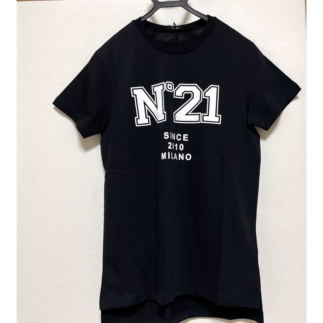 N°21 ヌメロヴェントゥーノ 新品 ロゴ Tシャツ ブラック