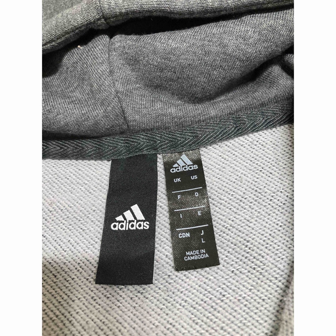 adidas(アディダス)のadidas パーカー　kids L (レディースS) キッズ/ベビー/マタニティのキッズ服女の子用(90cm~)(その他)の商品写真