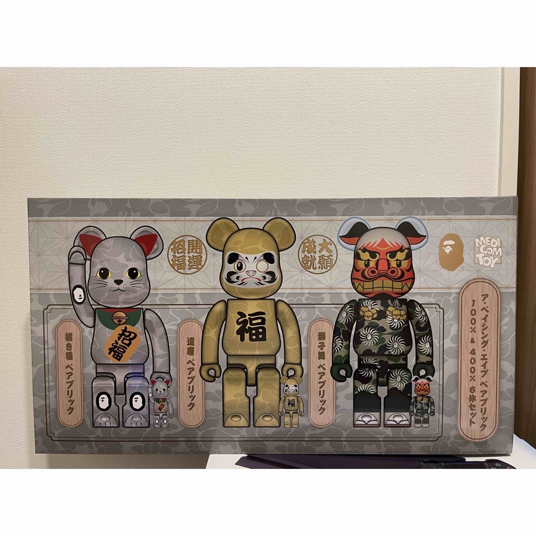 be@rbrick 招き猫 達磨 100% セット