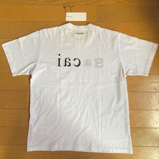 サカイ sacai 22SS ロゴ プリント Tシャツ カットソー 半袖 3 黒