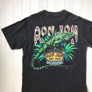 RON JON ロンジョン　Tシャツ　M ブラック　サーフ　tee 半袖(Tシャツ/カットソー(半袖/袖なし))