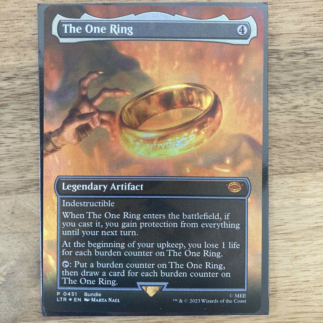 MTG The One Ring Foil 一つの指輪 拡張アート