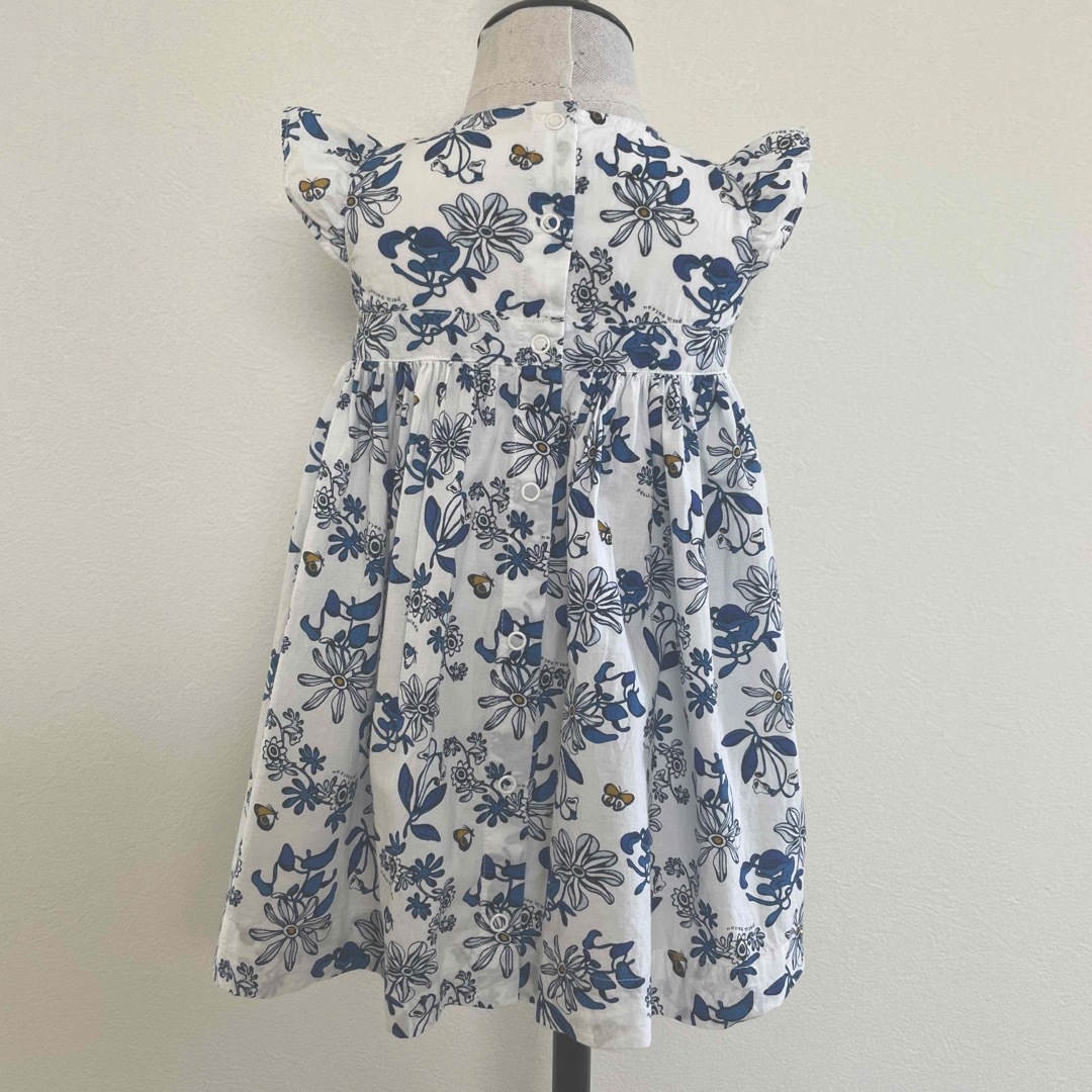 PETIT BATEAU(プチバトー)のPETIT BATEAUワンピース　12m/74cm 美品 キッズ/ベビー/マタニティのベビー服(~85cm)(ワンピース)の商品写真