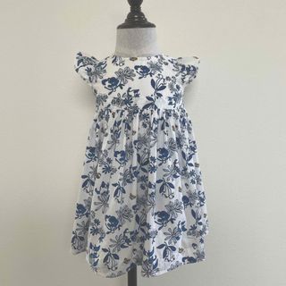 プチバトー(PETIT BATEAU)のPETIT BATEAUワンピース　12m/74cm 美品(ワンピース)