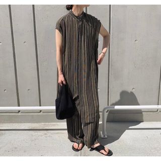 トゥデイフル(TODAYFUL)のトゥデイフル Georgette Stripe Shirts ワンピース 36(ロングワンピース/マキシワンピース)