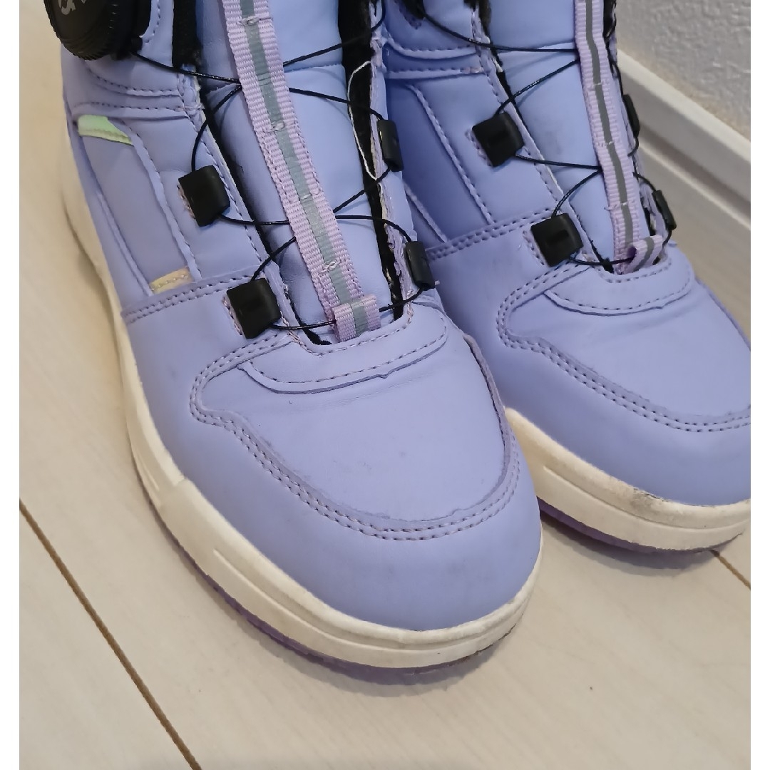 MADFOOT!(マッドフット)のダイアル式　スニーカー　紫　20.0cm　マッドフット キッズ/ベビー/マタニティのキッズ靴/シューズ(15cm~)(長靴/レインシューズ)の商品写真